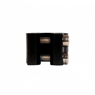 Зажим STG Х105162 33мм для рулей самокатов, с болтами, black