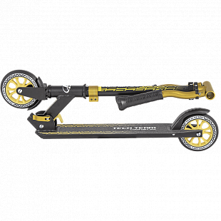 Самокат складной Tech Team Comfort 125R 2020 Black/Yellow