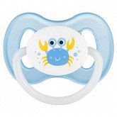 Пустышка круглая латексная Canpol babies Love&Sea 0-6 мес. (22/606_new) blue