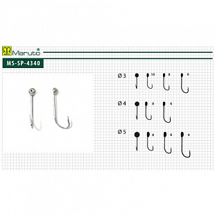 Мормышка Akara 4340 3 мм №10 MS-SP-3-4340-10