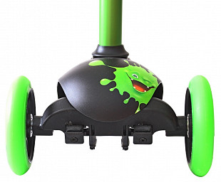 Самокат Y-Scoo RT Trio Diamond 120 Monsters 1 Zoko green 
