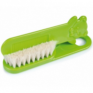 Расческа и щетка Canpol babies Мягкая из натуральной щетины 2/424 Green