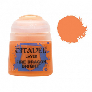 Краска для миниатюр Games Workshop Layer: Fire Dragon Bright 22-04