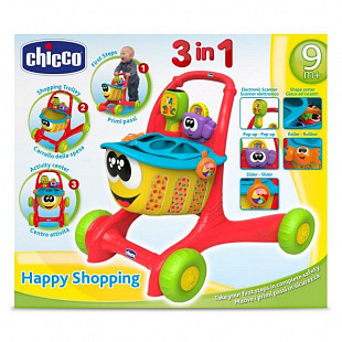 Развивающий игровой центр Chicco Fit&fun Говорящая тележка для покупок 00007655000180