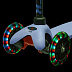 Самокат-кикборд Novatrack Disco-kids Black/Violet 120H.DISCOKIDS.BVL7