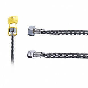 Подводка гибкая G.Lauf для воды гайка 1/2 - штуцер 1/2 80см URG-ZBH-080