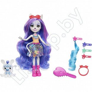 Игровой набор Enchantimals Гламурные прически Зебры Земеры (HNV28)