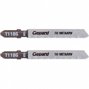 Пилка лобзиковая по металлу Gepard (2 штуки) GP0608-19