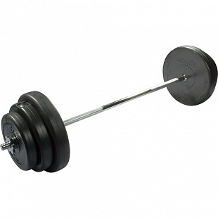 Штанга разборная Starfit стальной гриф пластиковые диски 40 кг BB-401