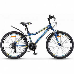 Велосипед Stels Navigator 410 V V010 24" (2019) Blue/Yellow