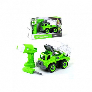 Конструктор Qunxing Toys Мусоровоз LM8042-DZ-1