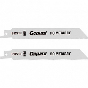Пилка для сабельной пилы по металлу Gepard S 922BF (2 штуки) GP0618-24