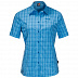 Рубашка женская Jack Wolfskin Centaura Shirt W brilliant blue checks