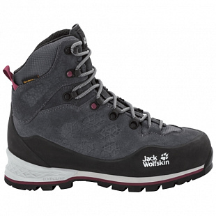 Водонепроницаемые ботинки для треккинга  женские Jack Wolfskin Wilderness Xt Texapore Mid W ebony / burgundy