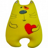 Мягкая игрушка Мнушки Кот Милашка жёлтый АБ000048