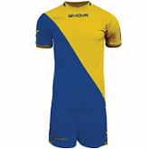 Футбольная форма Givova Craft KITC43 yellow/blue