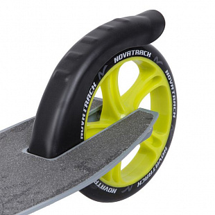 Самокат городской с ручным тормозом Novatrack Polis Lime 230мм 230B.POLIS.LM8