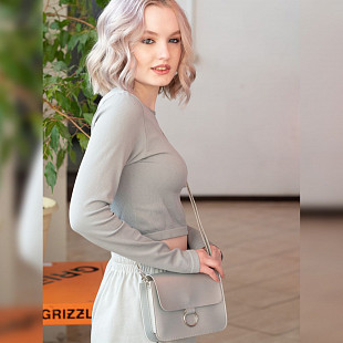 Сумка женская Ors Oro OMS-0182 silver