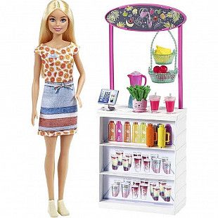 Игровой набор Barbie Смузи-бар GRN75