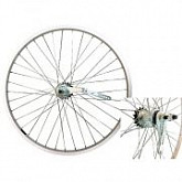 Заднее колесо 18", обод одинарный silver, втулка тормозная  ZXX18853