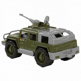 Автомобиль-джип Полесье Военный Защитник №1 с 1-м пулемётом (BRD) 64080