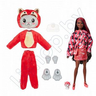 Кукла Barbie Cutie Reveal Котенок в костюме Красной панды (HRK22 HRK23)