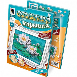 Творческий набор Fantazer 67763 Объемная картина «Белоснежные лепестки» 956025