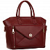 Женская сумка из кожи Pola 9004 burgundy