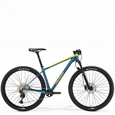 Велосипед Merida Big.Nine 3000 29" (2021) silklime/teal-blue