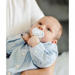 Пустышка Canpol babies Royal Baby Силиконовая Симметричная 0-6 мес., 2 шт. (22/650_blu) blue