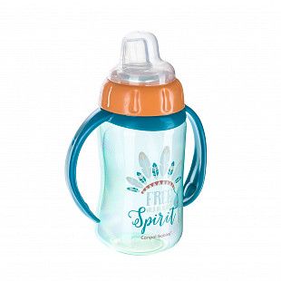 Поильник Canpol babies FUTURE DAYDREAMS  с силиконовым носиком 6м+ 320 мл (56/514)  turquoise