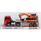 Игровой набор Shenzhen Toys трейлер с экскаватором 8268-32B