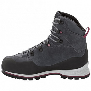 Водонепроницаемые ботинки для треккинга  женские Jack Wolfskin Wilderness Xt Texapore Mid W ebony / burgundy