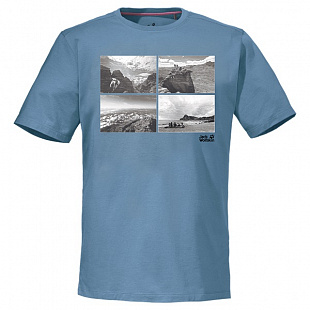 Футболка Jack Wolfskin Great T men Blue