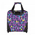 Чемодан малый Polar П7094 black/pink