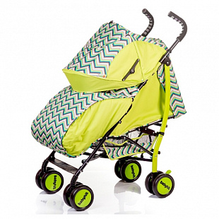 Коляска BabyHit Smiley green zigzag