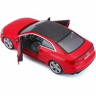 Машинка Bburago 1:24 Audi RS 5 Coupe (2019) (18-21090) red