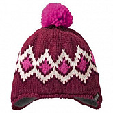 Шапка детская Jack Wolfskin Diamond Knit Cap Kids dark ruby