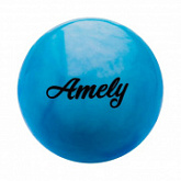Мяч для художественной гимнастики Amely AGB-101 15 см blue/white