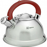 Чайник со свистком Rainstahl 3,2л RS-7623-32 silver/red