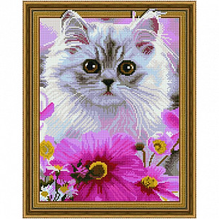 Алмазная мозаика 5D Picasso Милашка котик 5PD4050017