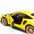 Масштабная модель автомобиля Maisto 1:24 Порше 911 GT2 RS (31523) yellow