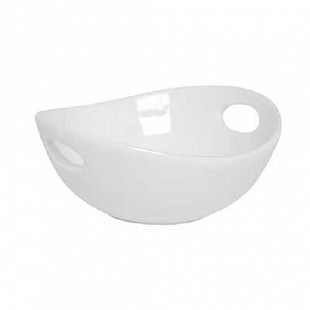 Емкость для закусок с ручками Tudor England 9см TU0844 white