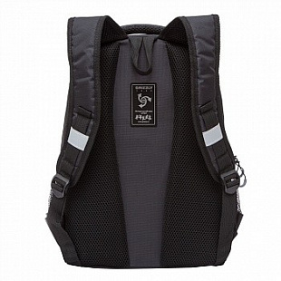 Рюкзак школьный GRIZZLY RB-054-2 /2 black/blue