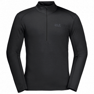 Пуловер мужский Jack Wolfskin Sky Range Halfzip M black