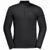 Пуловер мужский Jack Wolfskin Sky Range Halfzip M black