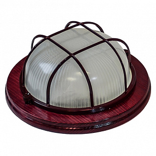 Светильник Юпитер НБО круг с решеткой cherry JP1301-07