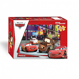 Пазлы Step Puzzle 54 шт Тачки Disney- 3 71121