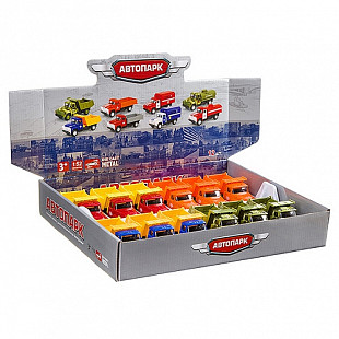 Набор металлических инерционных машин Play Smart Автопарк 6559 (12шт)