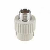 Ниппель ПП Av Engineering SUS 20х3/4" с наружной резьбой gray AVE158002